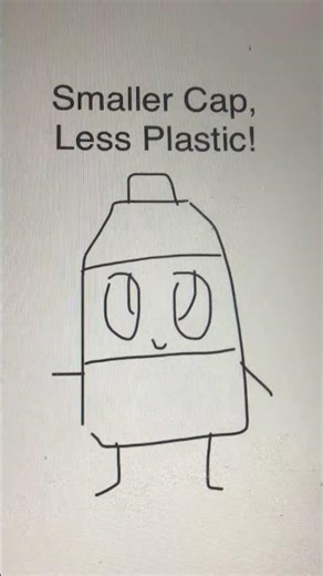 Smaller Cap, Less Plastic. (My Version)