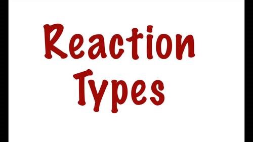 Inorganic Chemical Reaction Types