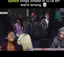 IShowSpeed Sings 'Shake' in GTA RP Gameplay