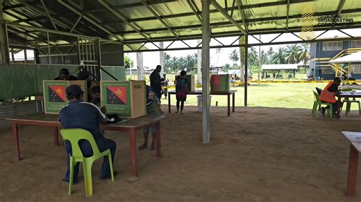 Polling underway at the Kimbe Secondary School booth.. Kimbe Urban LLG, Talasea District *2025 LLG Elections... | NBC West New Britain
