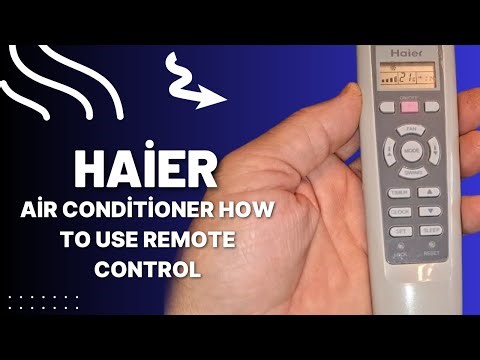 Haier air conditioner how to use remote control
