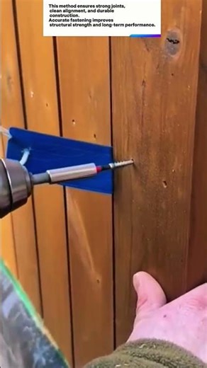 Precision Wood Fastening | Professional Screw Installation Technique
