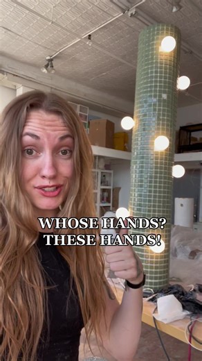 Handmade Carousel Lamp made by yours truly! #handmade #design #designer #designlover #art #functionalart #artist #lamp #lightfixture #slowdesign #sculpturallight #sculpture #contemporarydesign #collectibledesign #whimsicalart #interiordesign #imperfectdesign #madewithlove #workingwithhands #lighting #lightingdesign ##ilovelamp##cooldesign##adornodesign