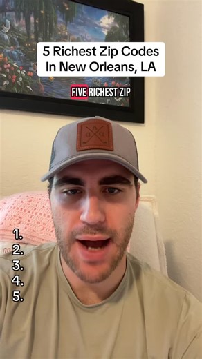 Matt | Rich Rankings: Wealthiest Zip Codes in New Orleans, LA #zipcodes #wealth #neworleans #louisiana #fyp #top5 | Instagram