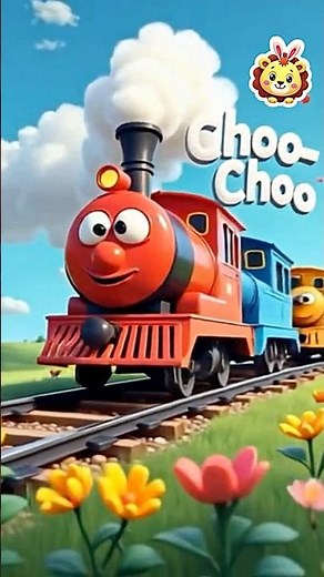 Five Little Trains Song | Choo Choo Train #NurseryRhymes #ToddlerSongs #SongsForKids #KidsShorts