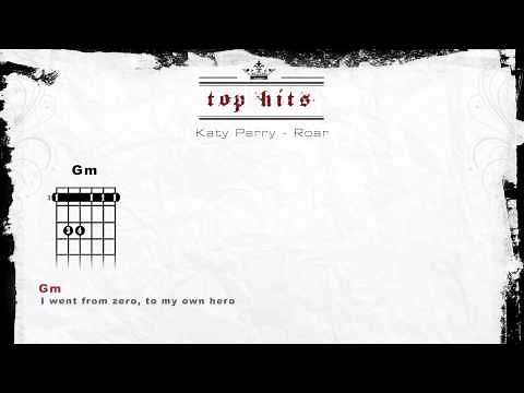 KATY PERRY - ROAR (LYRICS - CHORDS - GUITAR TABS)