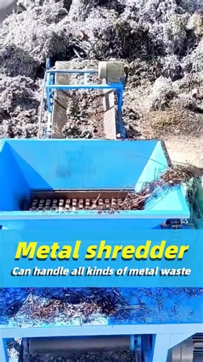Metal Shredding Iron Scraps in Seconds #metalshredder #metalcrusher