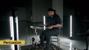 NUX DP-2000 8-Velocity Sensitive Independent Strike Percussion Pad with LED Lights, Digital Percussion Pad with UI Interactive Interface, Six On-Board Effects, Wavimport Function