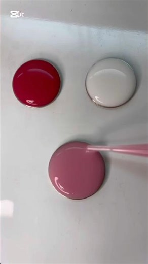 Reverse Color Mixing | Pink Turns Back to Red & White #reversevideo #colormixing#pinkcolor#resinart