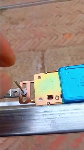 Shutter door lock installation- Good tools and machinery make work easy