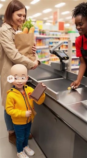 Caillou steals candy #candy