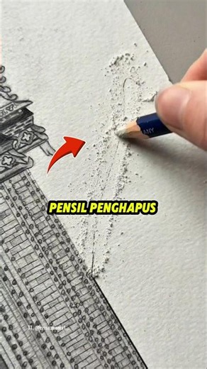 How artists erase mistakes from their work. #drawing