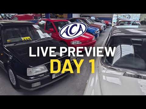 LIVE Preview ACA Classic Auction Day 1 #classiccars