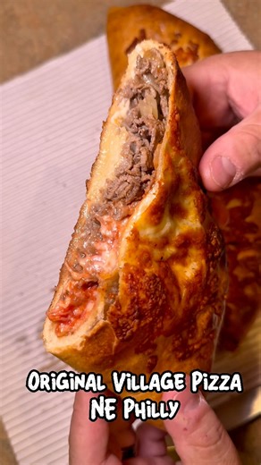 Stepped into a true neighborhood classic in Northeast Philly – Original Village Pizza 🍕 Been holding it down since the 80s, and my cousin (who lives right around the corner) had to put me on. We went all in with a stromboli, a couple pies, and of course, a cheesesteak 🥖🔥. The food? Solid. The vibe? Pure local spot. If you’re in the area, definitely worth checking out #PhillyEats #NortheastPhilly #OriginalVillagePizza #PhillyFoodie #PhillyCheesesteak #PhillyPizza #NeighborhoodSpot #SupportLoca