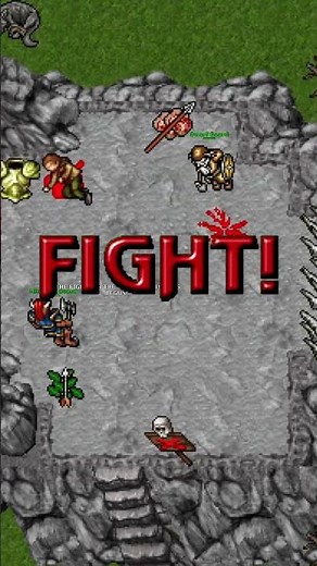 Dwarf Guard vs Minotaur Guard | Tibia Monster Fights #tibia #fights #oldtibia #tibiafights #games