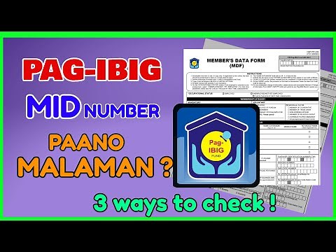 Paano Malaman ang Pag-IBIG MID Number | How to Know Pagibig MID