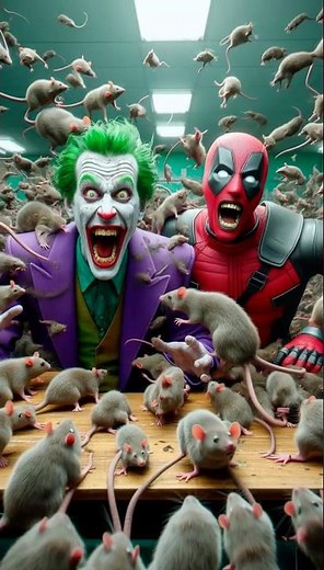 Spider-Man’s Rat Bag Prank 🐀😂 Venom, Deadpool & Joker Steal His Lunch Money #funnyshorts #Short