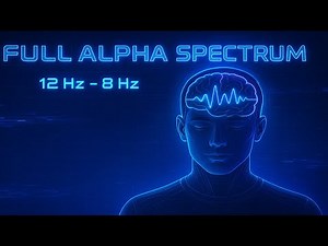 FULL ALPHA SPECTRUM – 12 Hz → 8 Hz | Deep Relaxation & Creative Flow