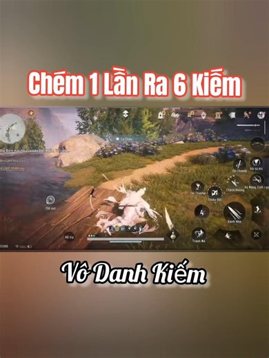Combo Vô Danh Kiếm, chém một lần ra 6 kiếm. #wherewindsmeet #thegioigameviet #combovodanh