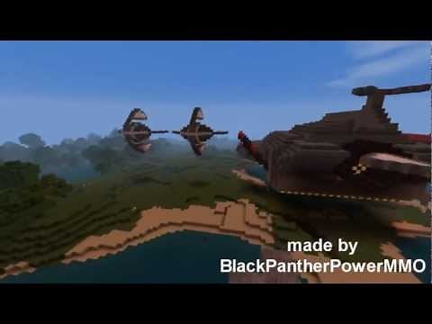 Minecraft - DarkOrbit Goliath by BlackPantherPowerMMO (2:1)