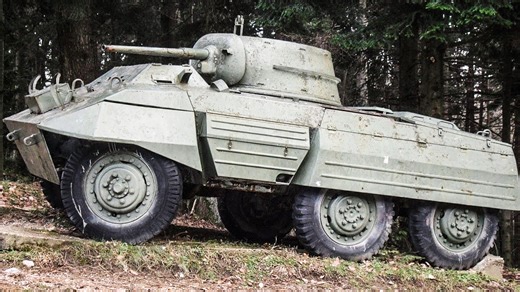 The tiny M8 Greyhound that burned a King Tiger at 70 feet