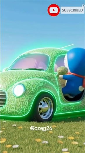 Doraemon And The Flying Melon Car🍈✨ #shorts #doraemon #cartoon