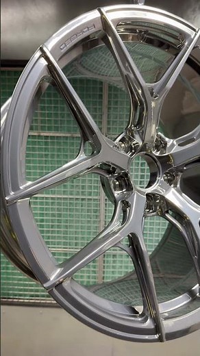 Super chrome powder coating