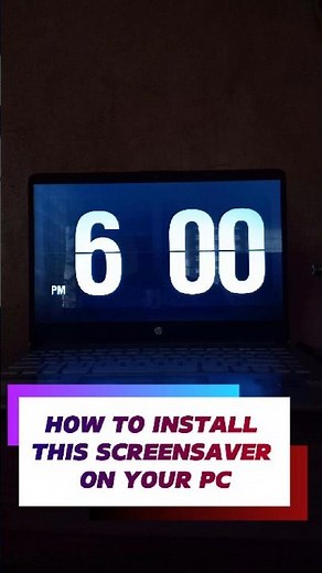Elevate Your PC with Fliqlo Clock Screensaver! ⏰✨✨#Fliqlo #PCScreensaver #FlipClock