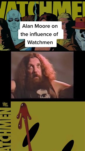 From a Classic Episode of Prisoners of Gravity Alan Moore talks Watchmen #comics #comicbooks #watchmen #alanmoore