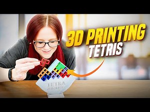 3D PRINTING A 3D TETRIS GAME! #3dprinting #diy #tetris