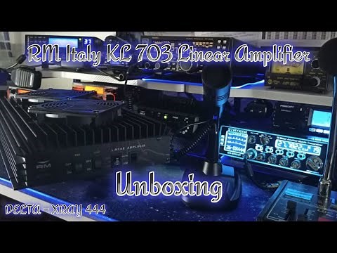 RM Italy KL 703 Linear Amplifier .. Unboxing.