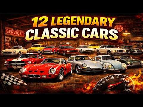 12 Most Nostalgic Classic Cars in the World 🌍 | Legendary Cars That Made History