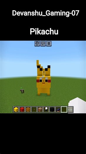 Minecraft Pikachu Build