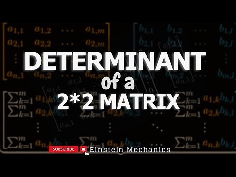 Ep 16 | Determinant of a 2*2 Matrix | Linear Algebra