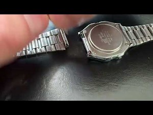 How To Remove And Replace A Casio A158WA Band