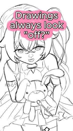 why do my drawings look "off"? - art tip no. 4