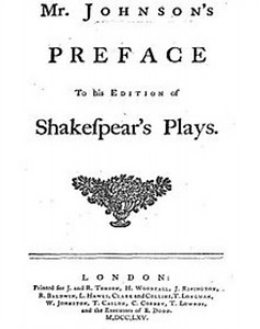 Merits of Shakespeare according to “Preface to Shakespeare”