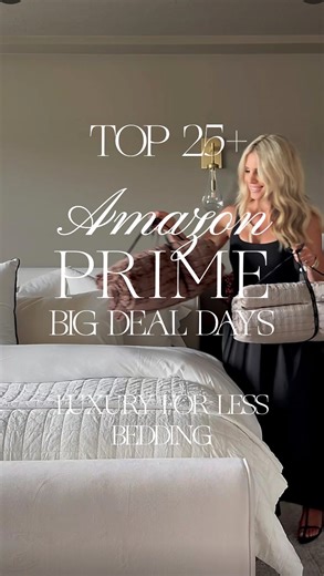 ✨LUXURY FOR LESS ✨ My Top Amazon Luxury for Less Bedding picks for Prime Big Deal Days. Achieve a plush, hotel-level look and feel without the price tag. Soft, elevated, and on major sale for Prime Big Deal Days — the perfect time to refresh your space in style.⁣ ⁣ How to SHOP⁣ 1. FACEBOOK:⁣ https://shop.thehillarystyle.com/amzn/BeddingInOurHome 2. INSTAGRAM: Comment SHOP and I will DM you links. ⁣ 3. Shop from the link in my BIO⁣ ⁣ #amazon #homedesign #decorinspo #gallerywall #affordableluxury 