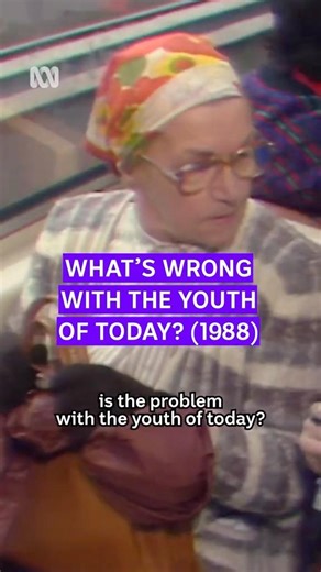 What's wrong with the youth of today? (1988) #oldpeople #youth #1980s #australian