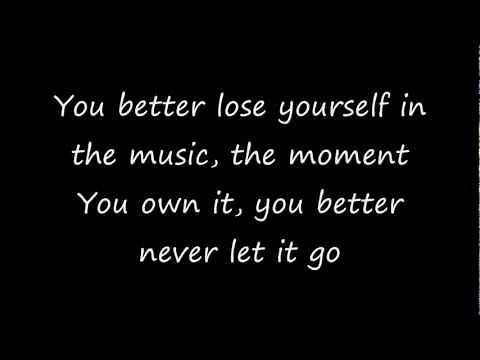 Lose Yourself by Eminem -Lyrics (CLEAN)