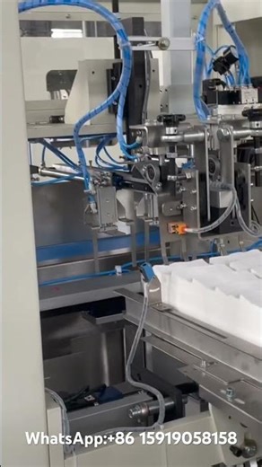 How to separate napkin tissue by auto transfer unit