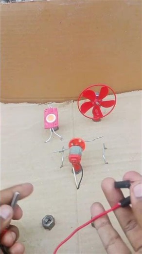 Control LED lights and fans with a simple circuit Science Project. switch machine
