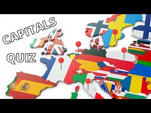 Locating All European CAPITALS on a MAP | Geography Quiz 2021