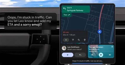 Android Auto Gets Gemini AI: Smarter Maps, Easier Messaging, and Hands-Free Tools