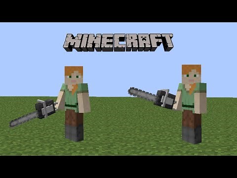 Chainsaw in Minecraft | Minecraft chainsaw mod | Minecraft mods | mod | Dragon Dude