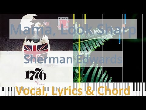 🎹Mama, Look Sharp, Chord & Lyrics, Sherman Edwards, Synthesia Piano