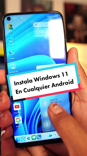 Convierte tu teléfono Android en Windows 11 espectacular personalización para tu teléfono !!!🙌🏻🙌🏻⚡️💓🤯 #windows #personalizacion #android #custom #setup