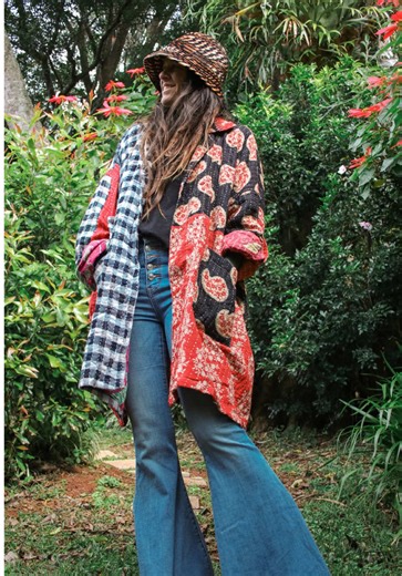 Bohemian Inspired Reversible Kantha Layers