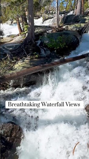 Must Hike in South Lake Tahoe #travelguide #laketahoe #mustsee #waterfalls #hikingadventures #fyp