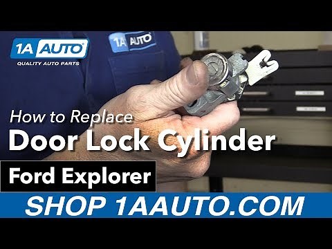 How to Replace Door Lock Cylinder 06-10 Ford Explorer